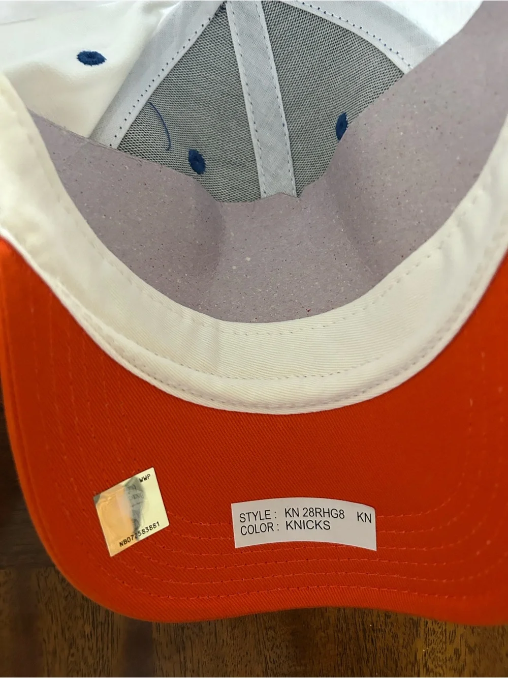 New York Knicks Kids Orange & Blue Cap -